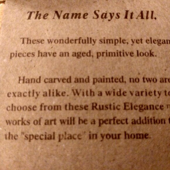 Vintage Sarah's Attic Primitive Patriotic Snowman Crackled Wood USA July Fourth - Picture 7 of 8